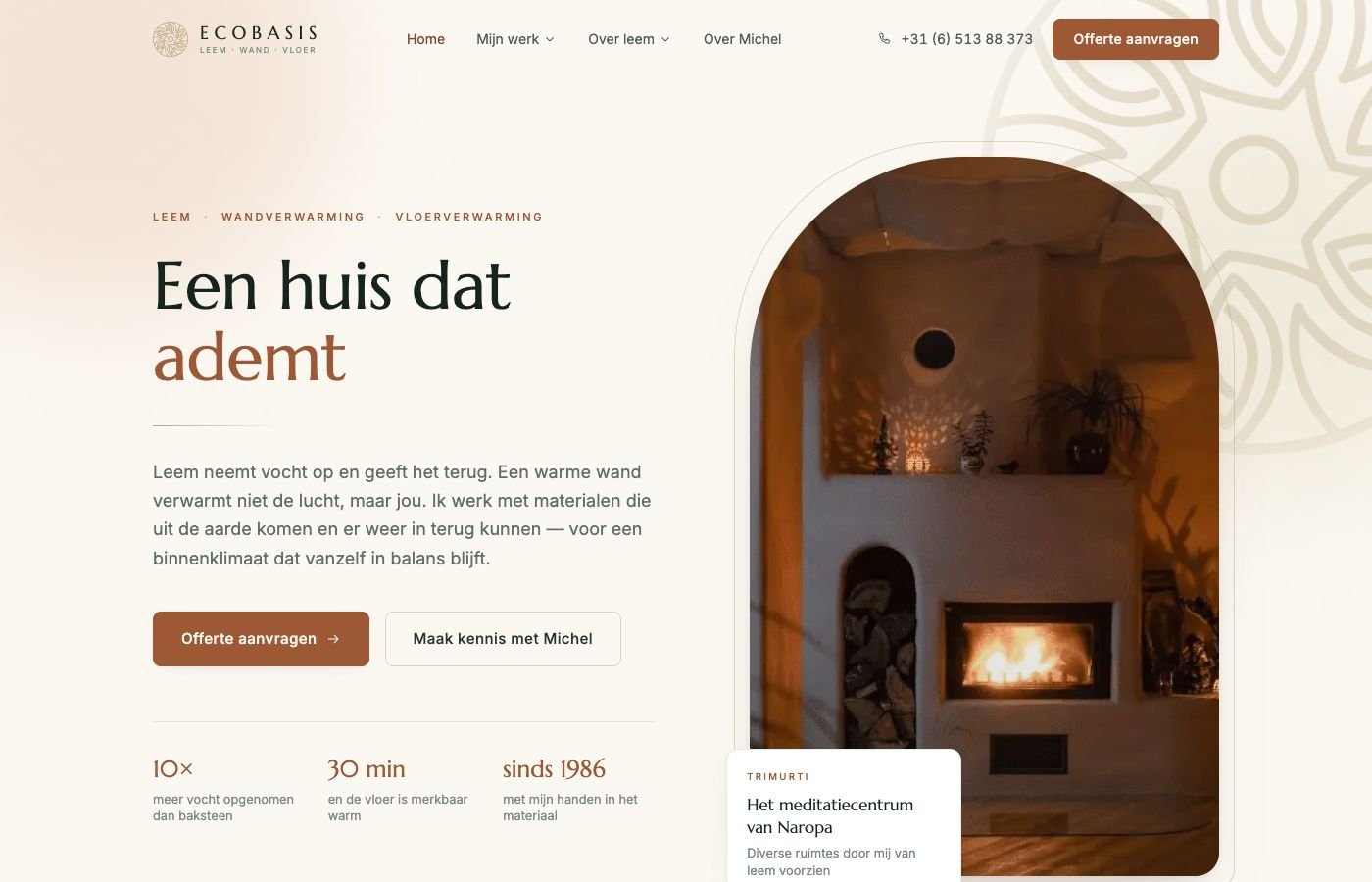 Het werk voor Ecobasis