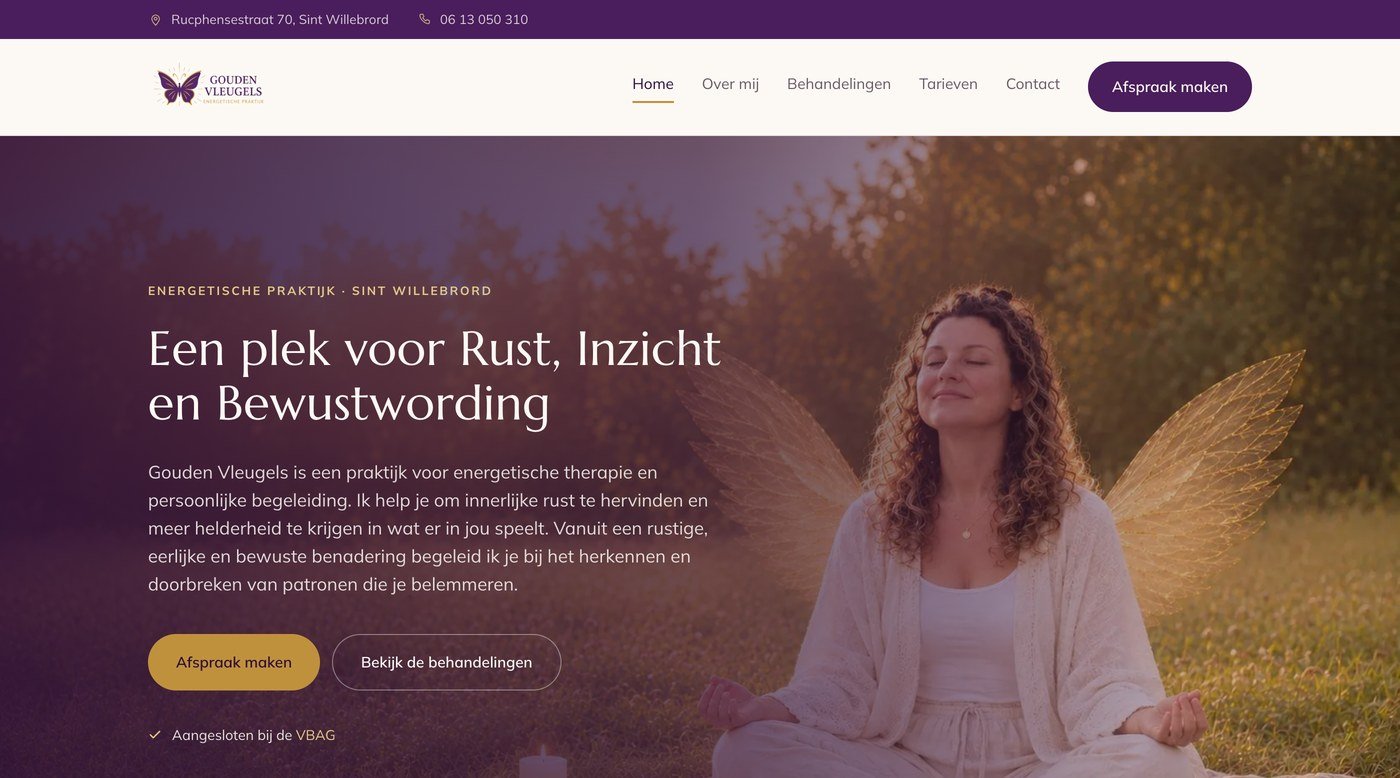 Het werk voor Gouden Vleugels