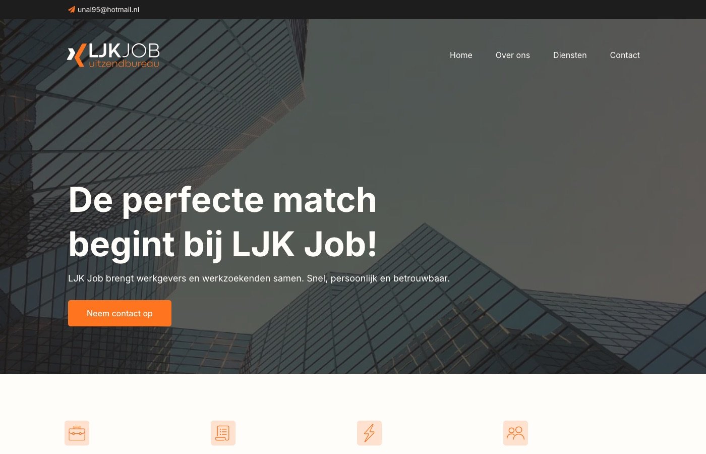 Het werk voor LJK Job